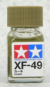 TAMIYA 琺瑯系油性漆 10ml 卡其色 XF-49